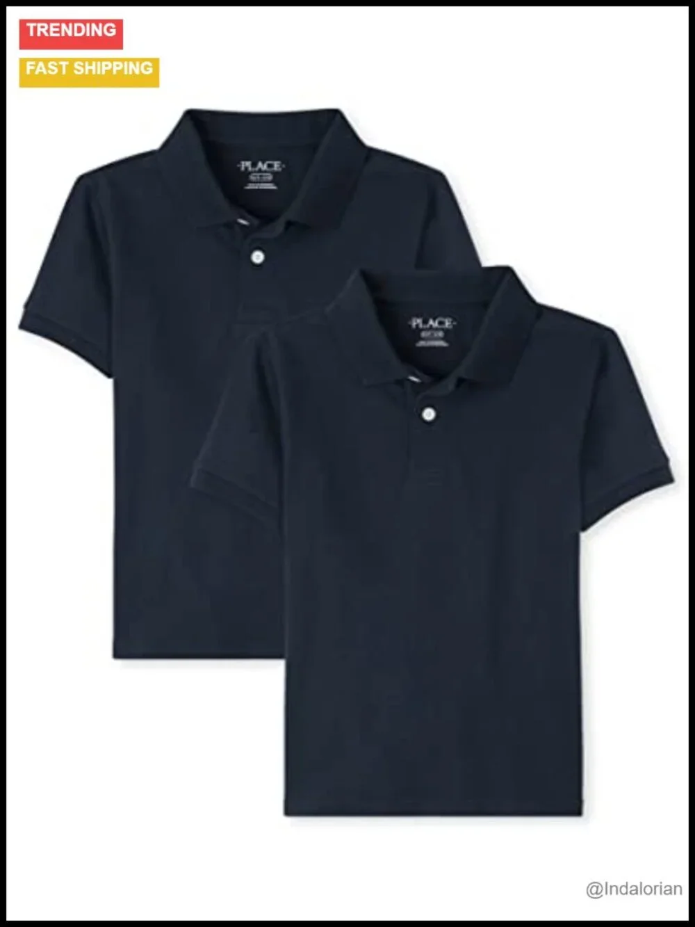 Boys' Short Sleeve Pique Polo 2 Pack
